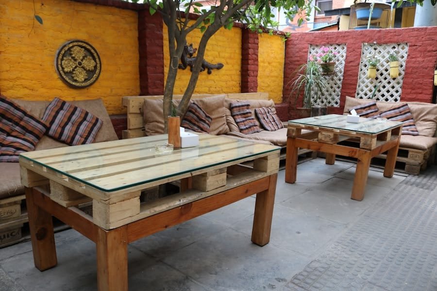 Photo outdoor furniture