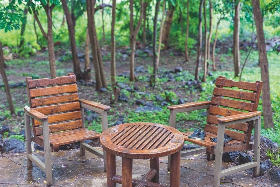 Photo "Eco-Friendly Outdoor Furniture Made from Recycled Materials"