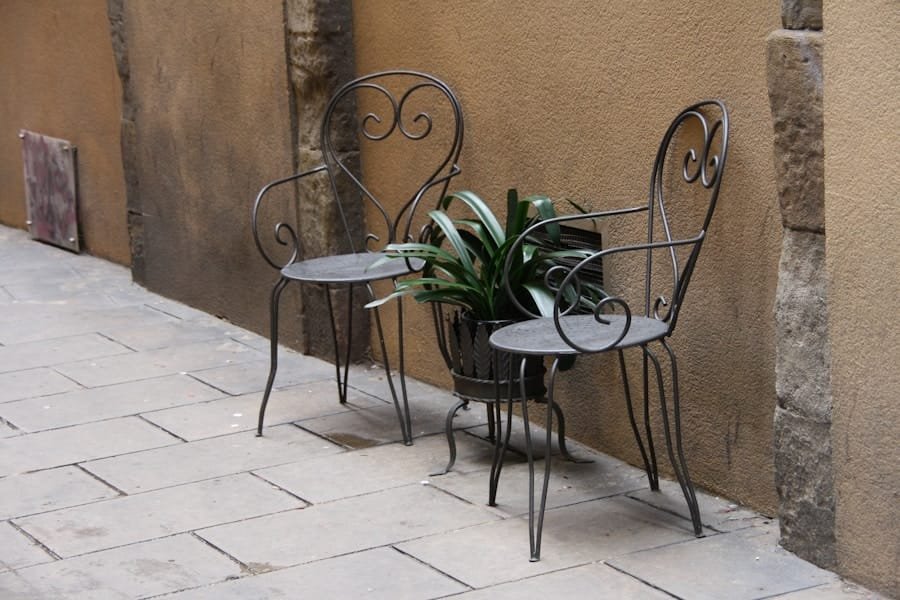 Photo outdoor furniture