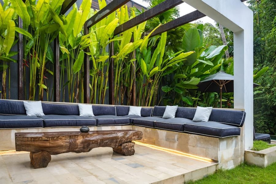 Luxury outdoor sofa