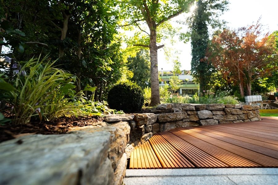 Garden patio