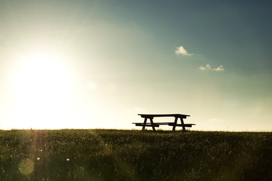 Outdoor bench