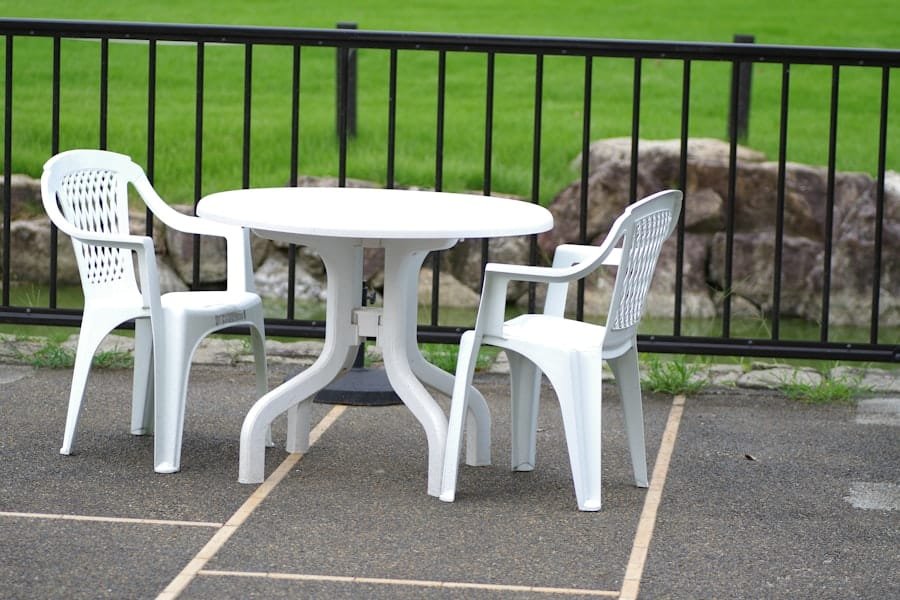 waterproof outdoor dining table and chairs