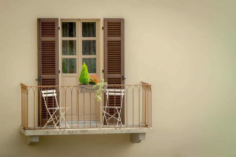 Photo balcony furniture set