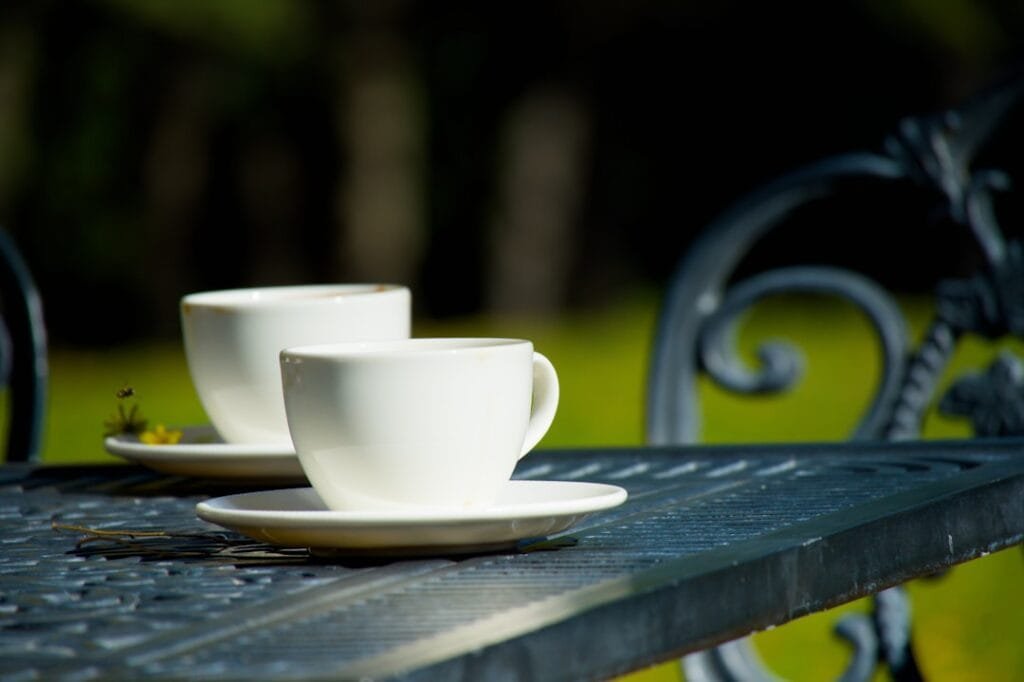 Photo outdoor coffee table