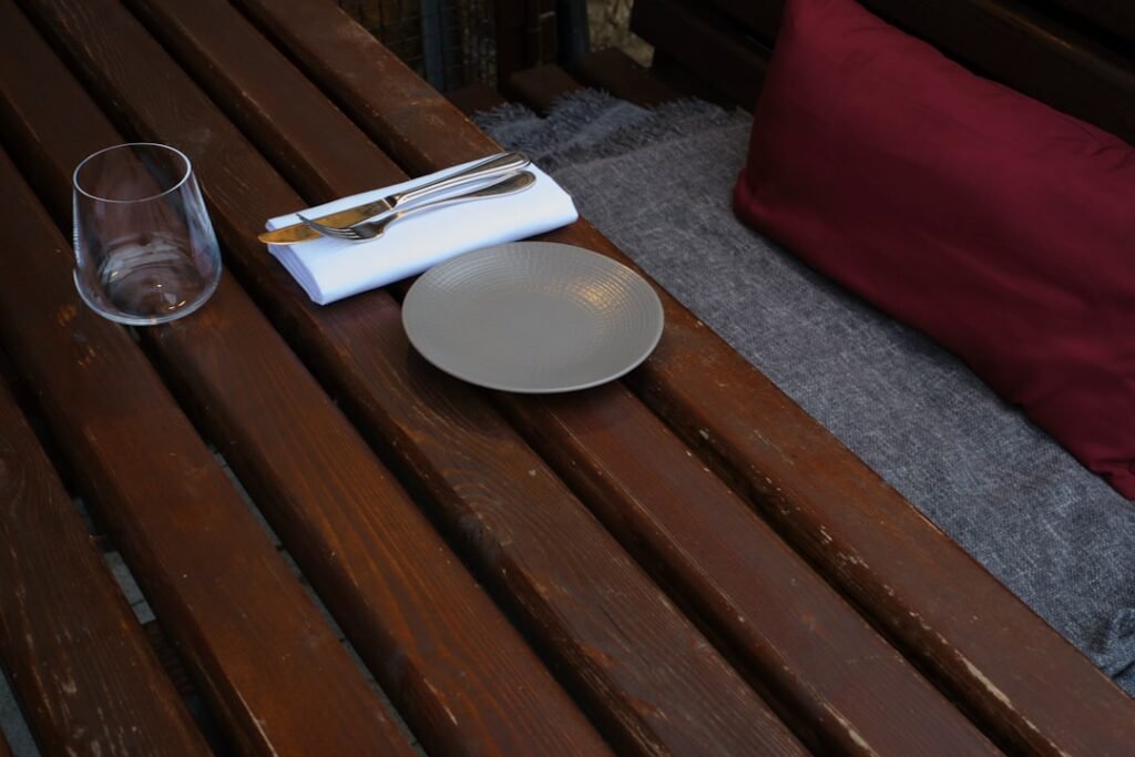 Photo outdoor dining set