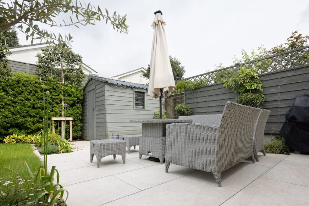 Photo outdoor furniture