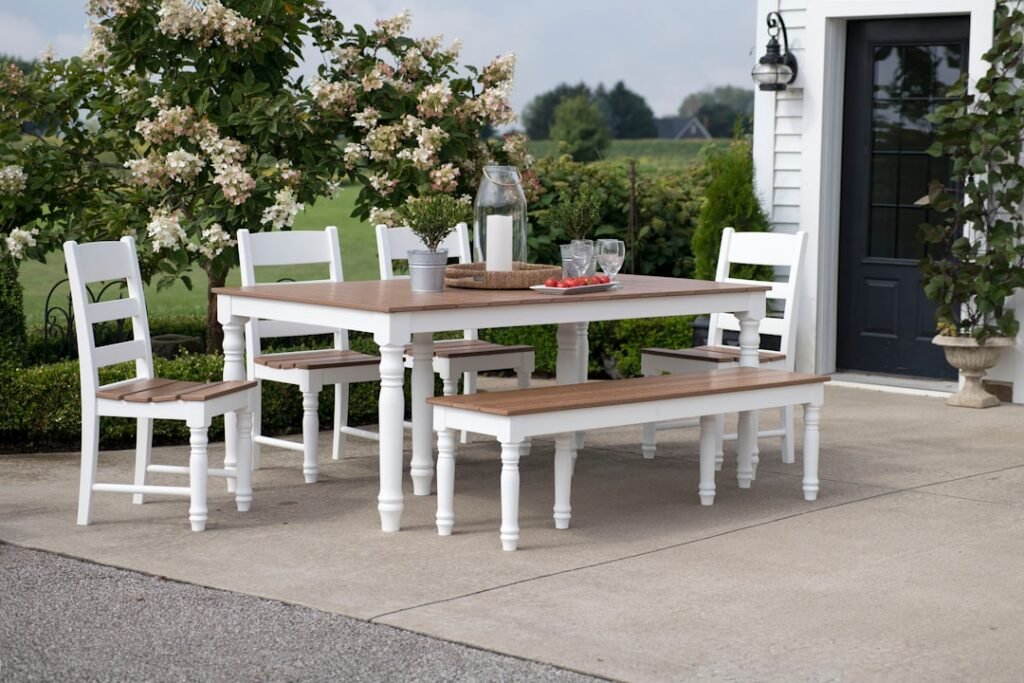 Photo outdoor furniture