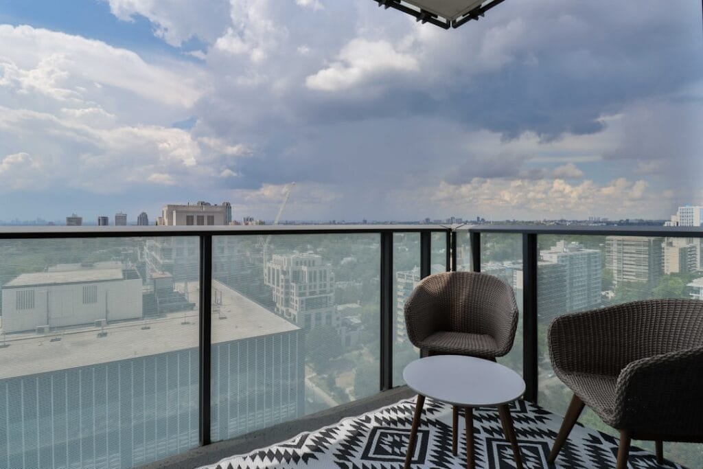 Photo balcony furniture ideas