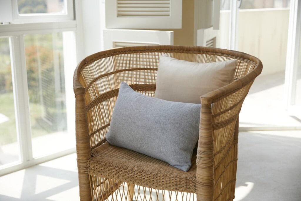 Photo outdoor furniture cushions