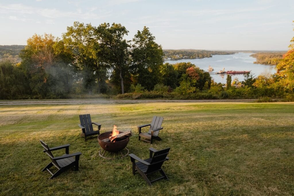 Photo fire pit patio furniture