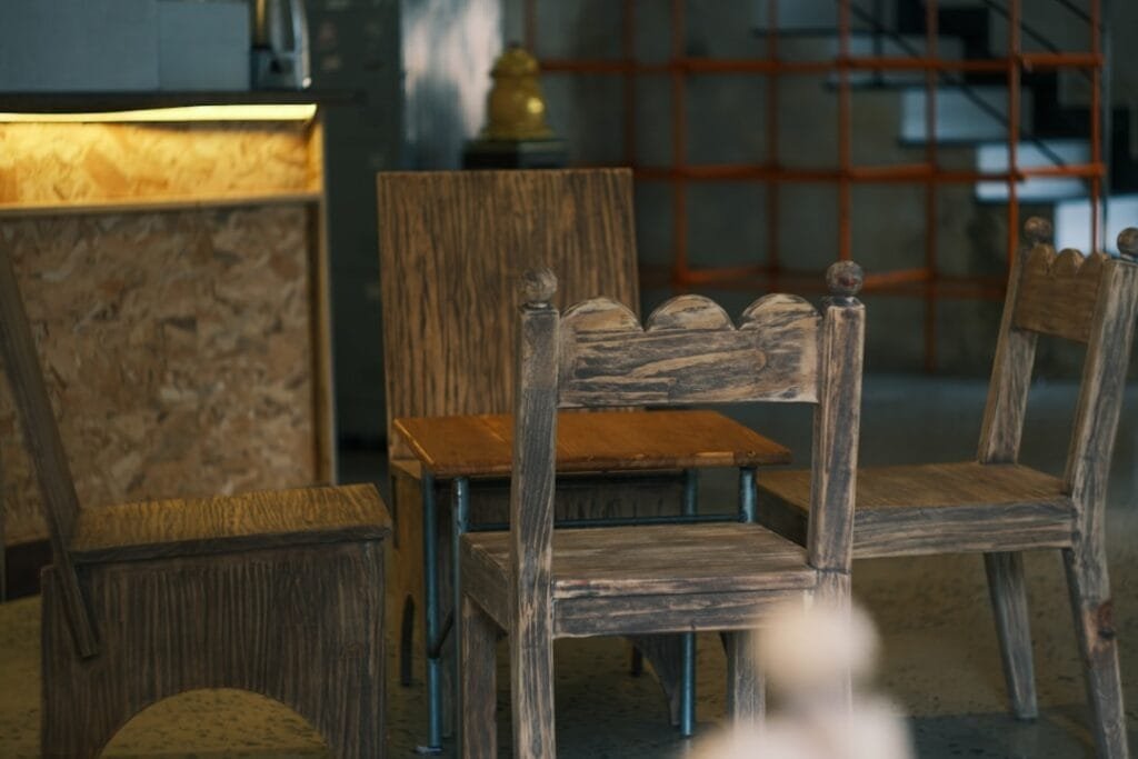 Photo outdoor furniture materials