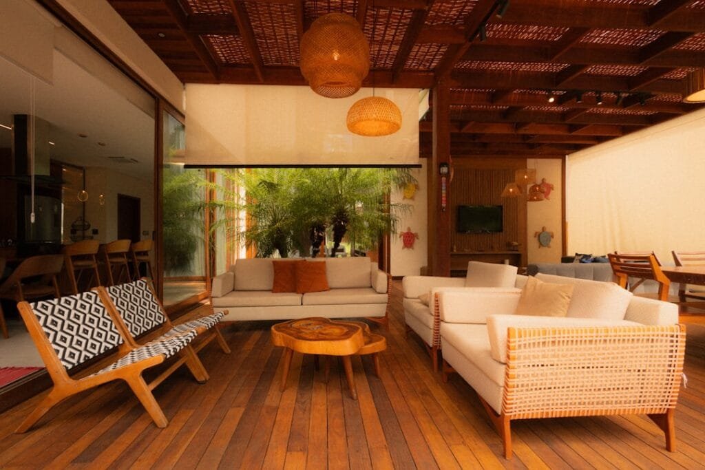 Photo outdoor living space design